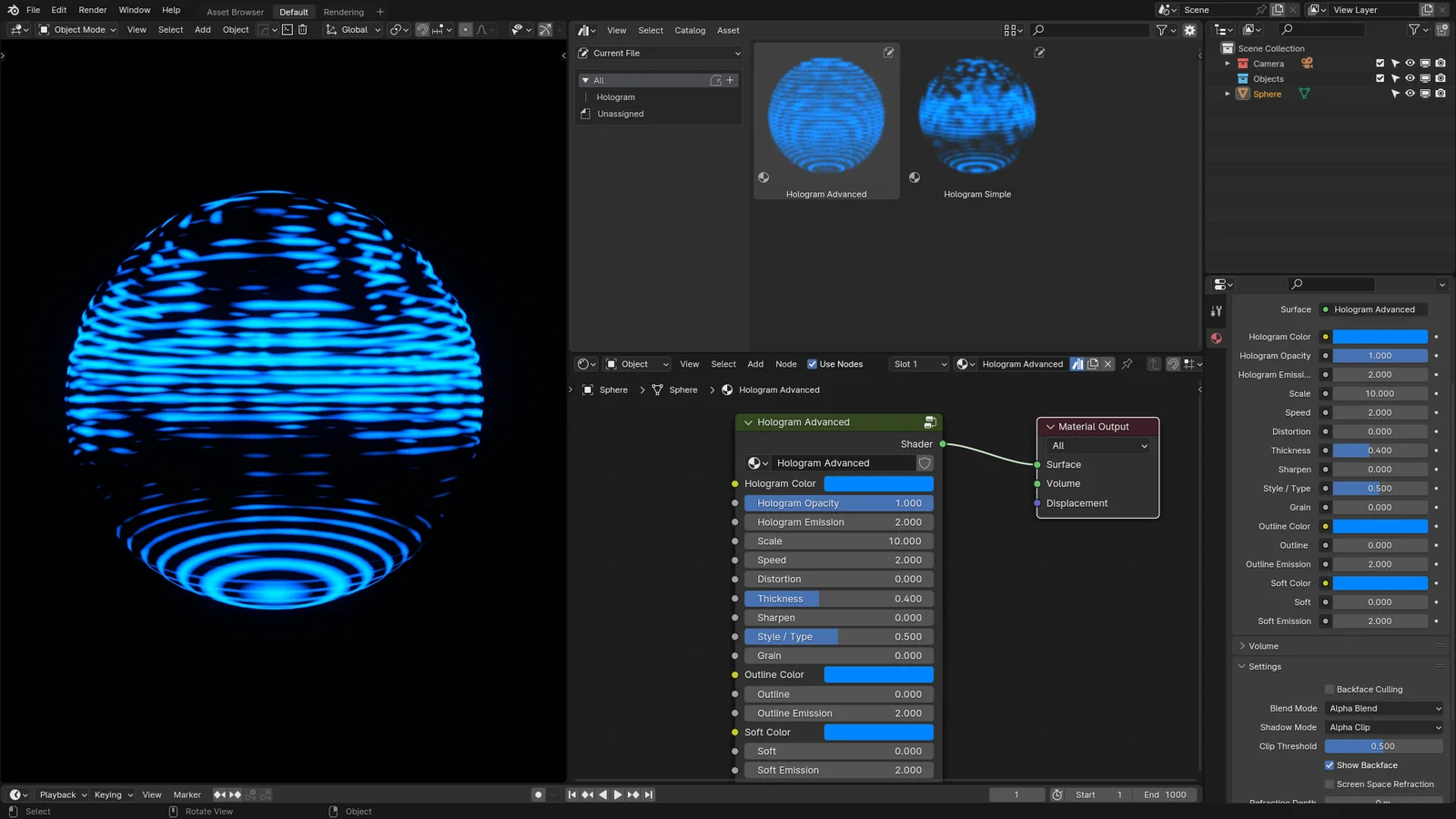 Hologram Shaders Pack screenshot 6