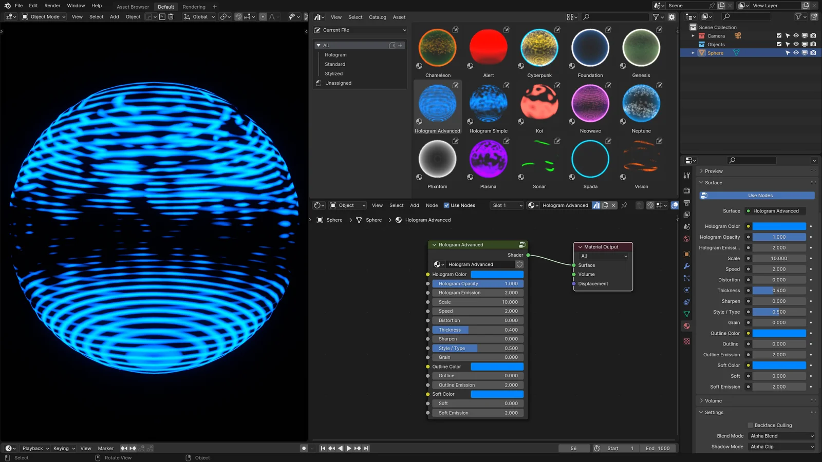 Hologram Shaders Pack screenshot 7