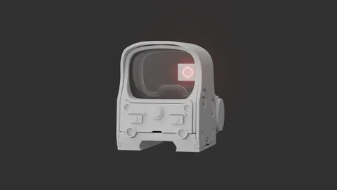 Holographic Sight Effect - Blender shaders