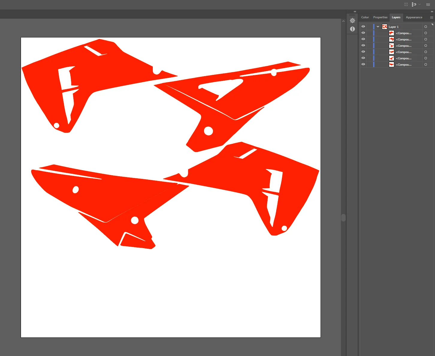 Honda CRF450 2026 Side Plastics screenshot 8