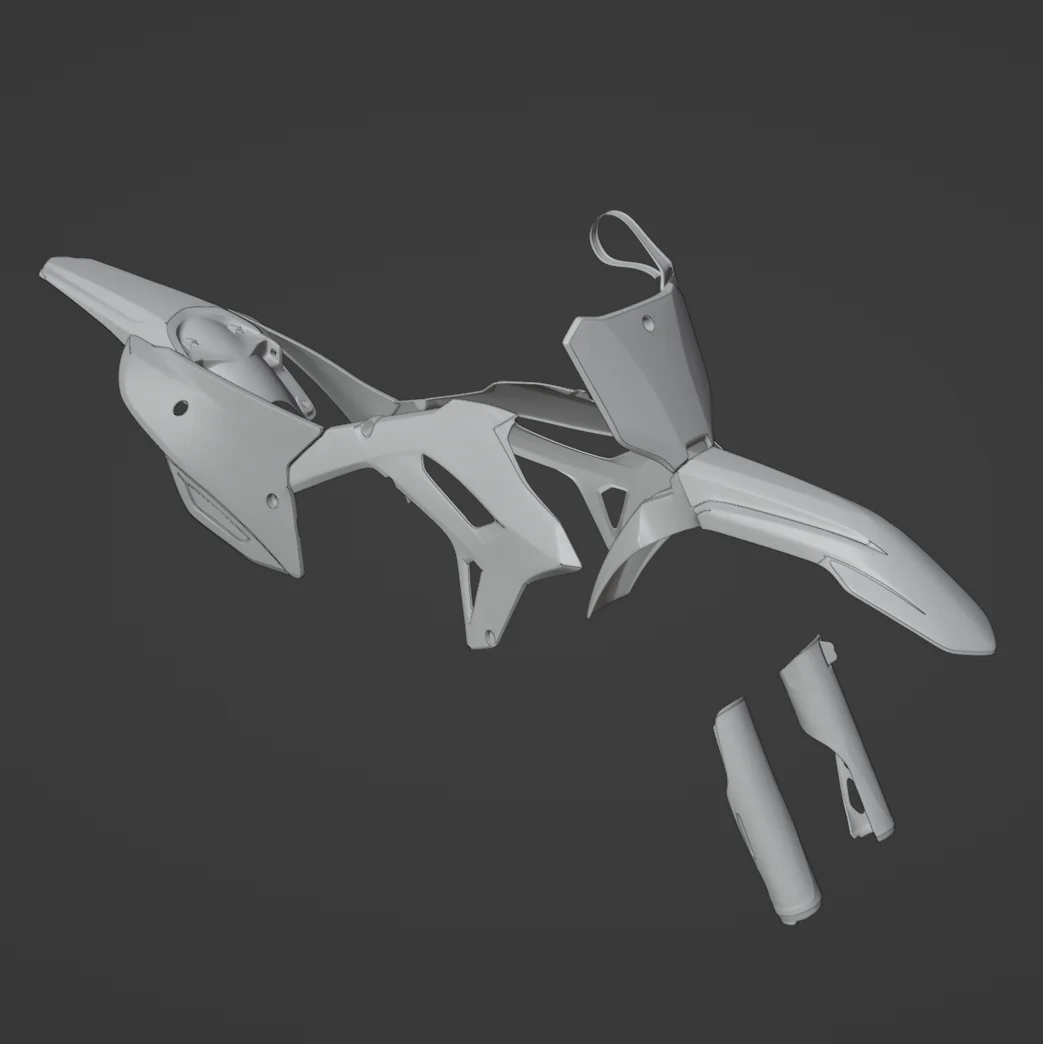 Honda CRF450R Plastics screenshot 3