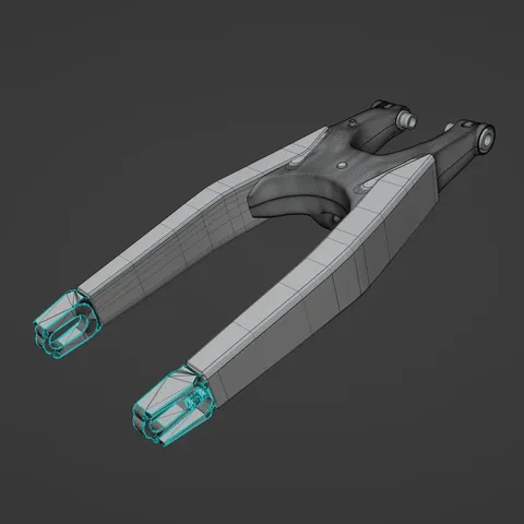 Honda CRF450R Swingarm Assembly - Blender 3d models