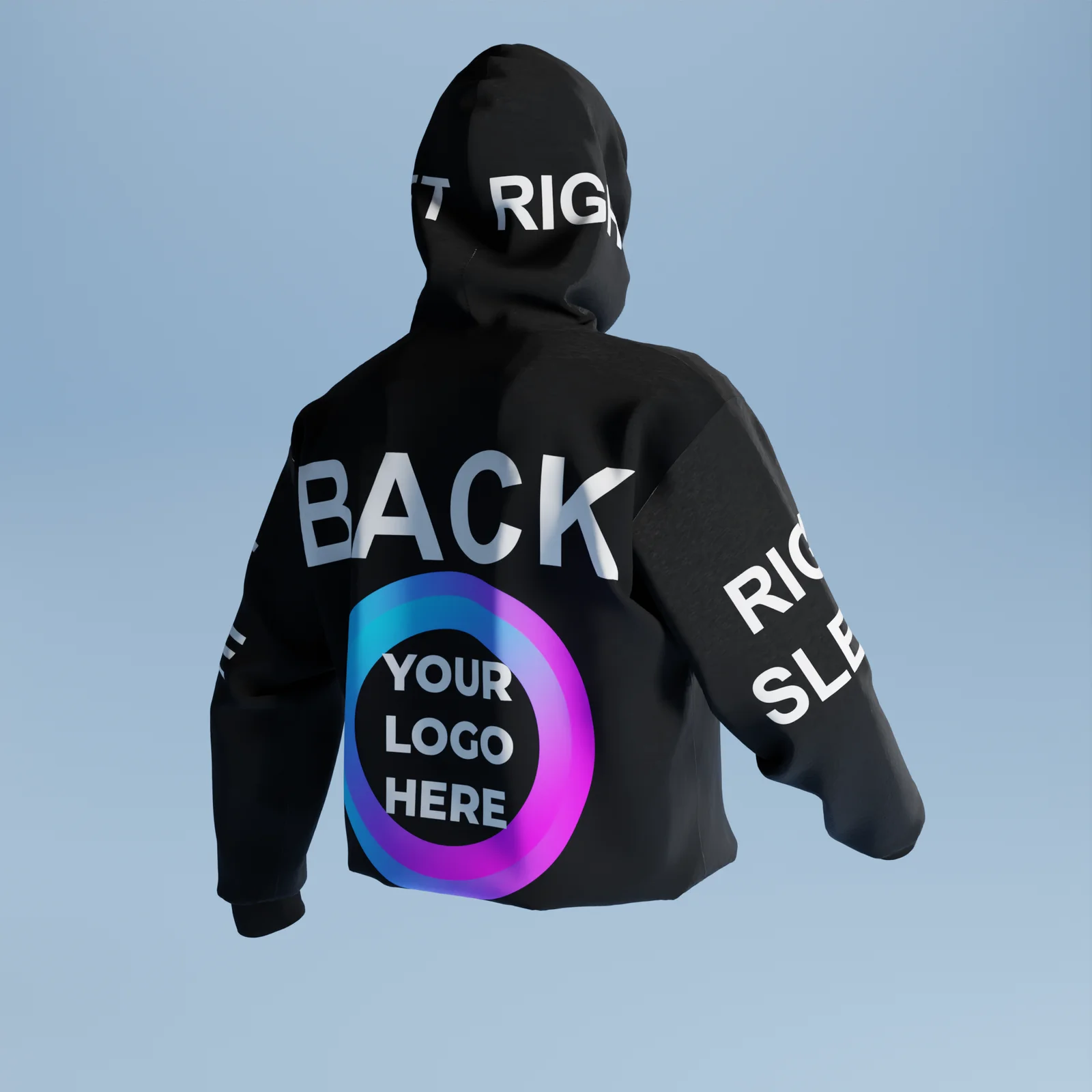 Walking Hoodie 3D Mockup screenshot 3