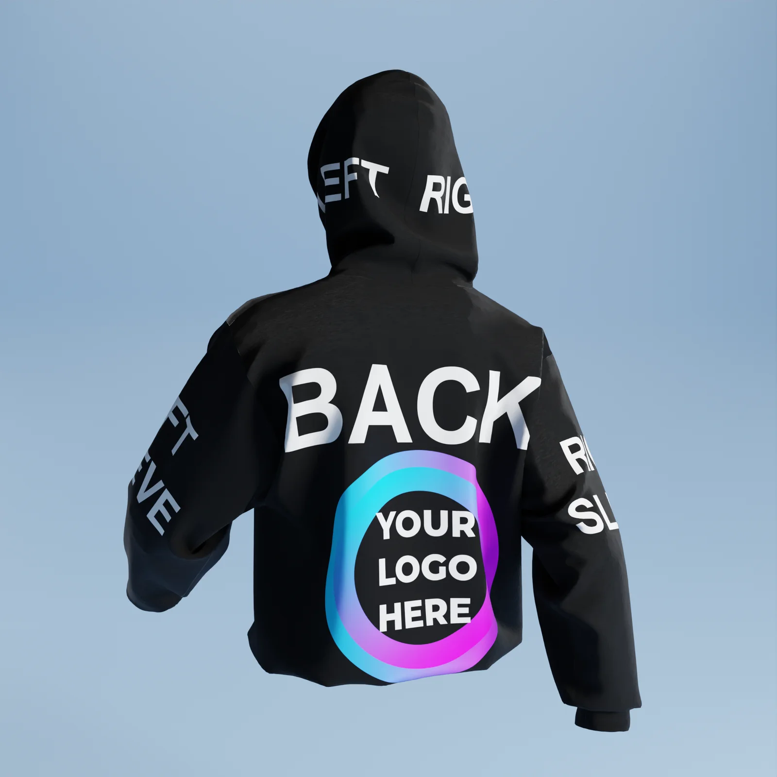 Walking Hoodie 3D Mockup screenshot 4