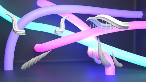 Horn Pack 1 - Blender 3d models