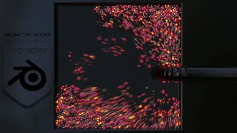 Horror Vacui - Blender geometry nodes