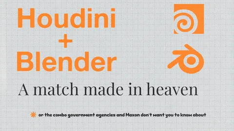Houdini + Blender Pipeline Course - Blender tutorials & courses