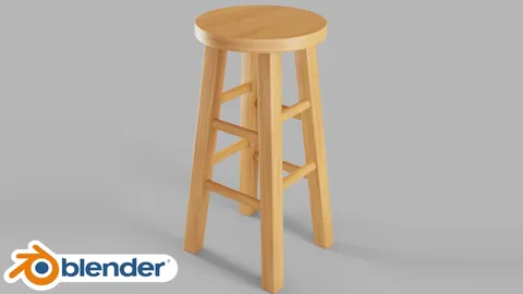 How to Create a Wooden Stool - Blender tutorials & courses