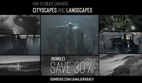Cinematic Cityscapes and Landscapes - Blender tutorials & courses