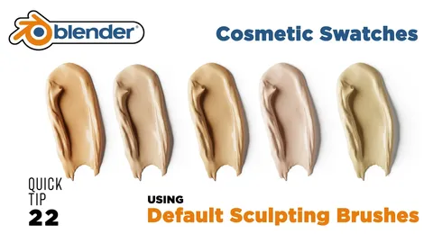 Cosmetic Swatches Tutorial File - Blender tutorials & courses