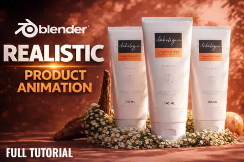 Realistic Product Animation - Blender tutorials & courses