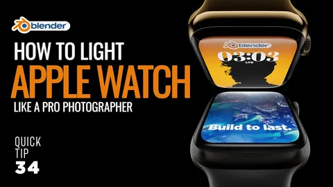 Apple Watch Lighting Scene - Blender scenes