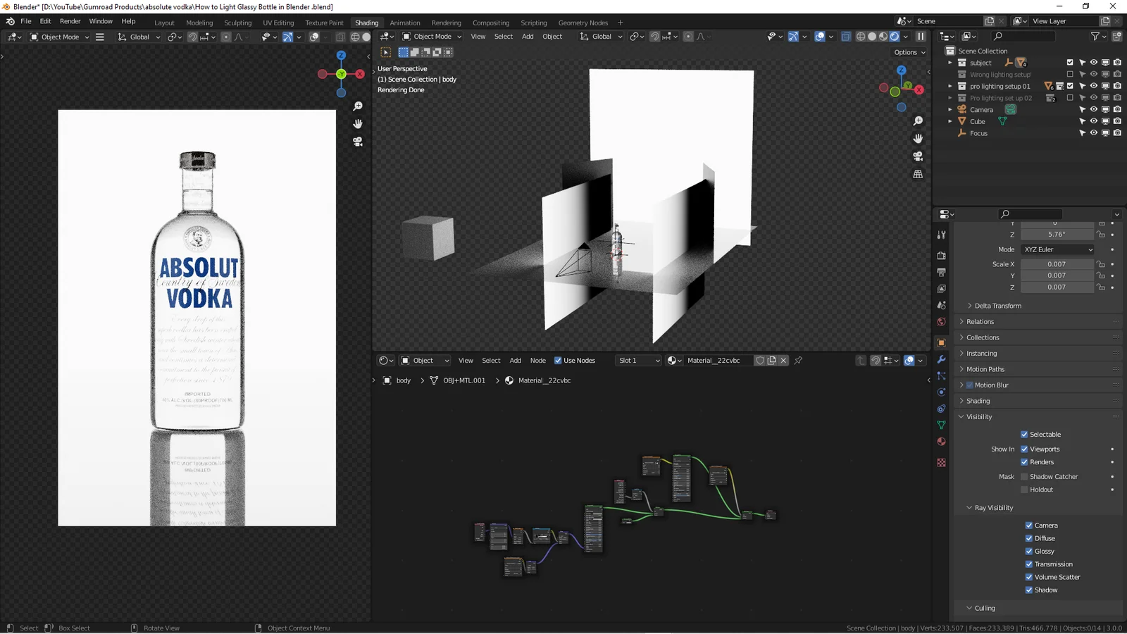 Light Glassy Bottle Tutorial File screenshot 2