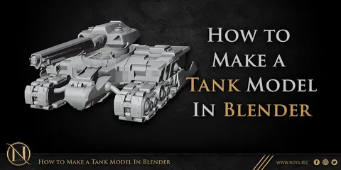 How to Make a Tank Model - Blender tutorials & courses
