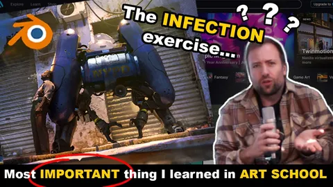 Infection Exercise Tutorial - Blender tutorials & courses