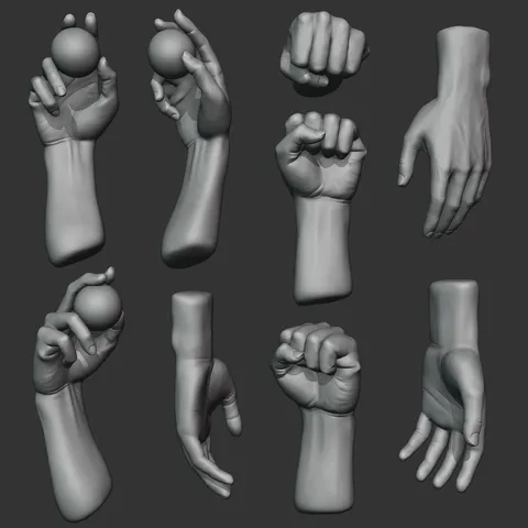How to Sculpt Hands - Blender tutorials & courses