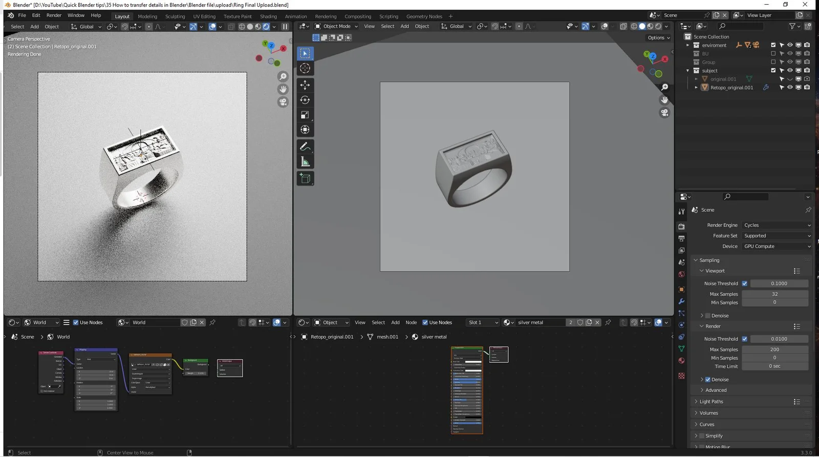 Detail Transfer Working File screenshot 2
