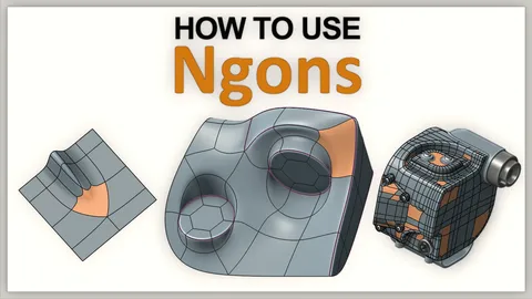 How to Use Ngons - Blender tutorials & courses
