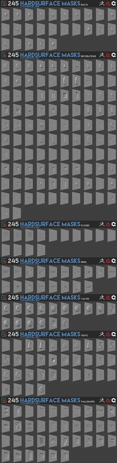 HS 245 Alpha Masks screenshot 2