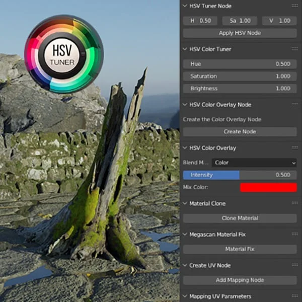 HSV Color Tuner - Blender addons