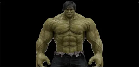 Hulk 2008 Model - Blender 3d models