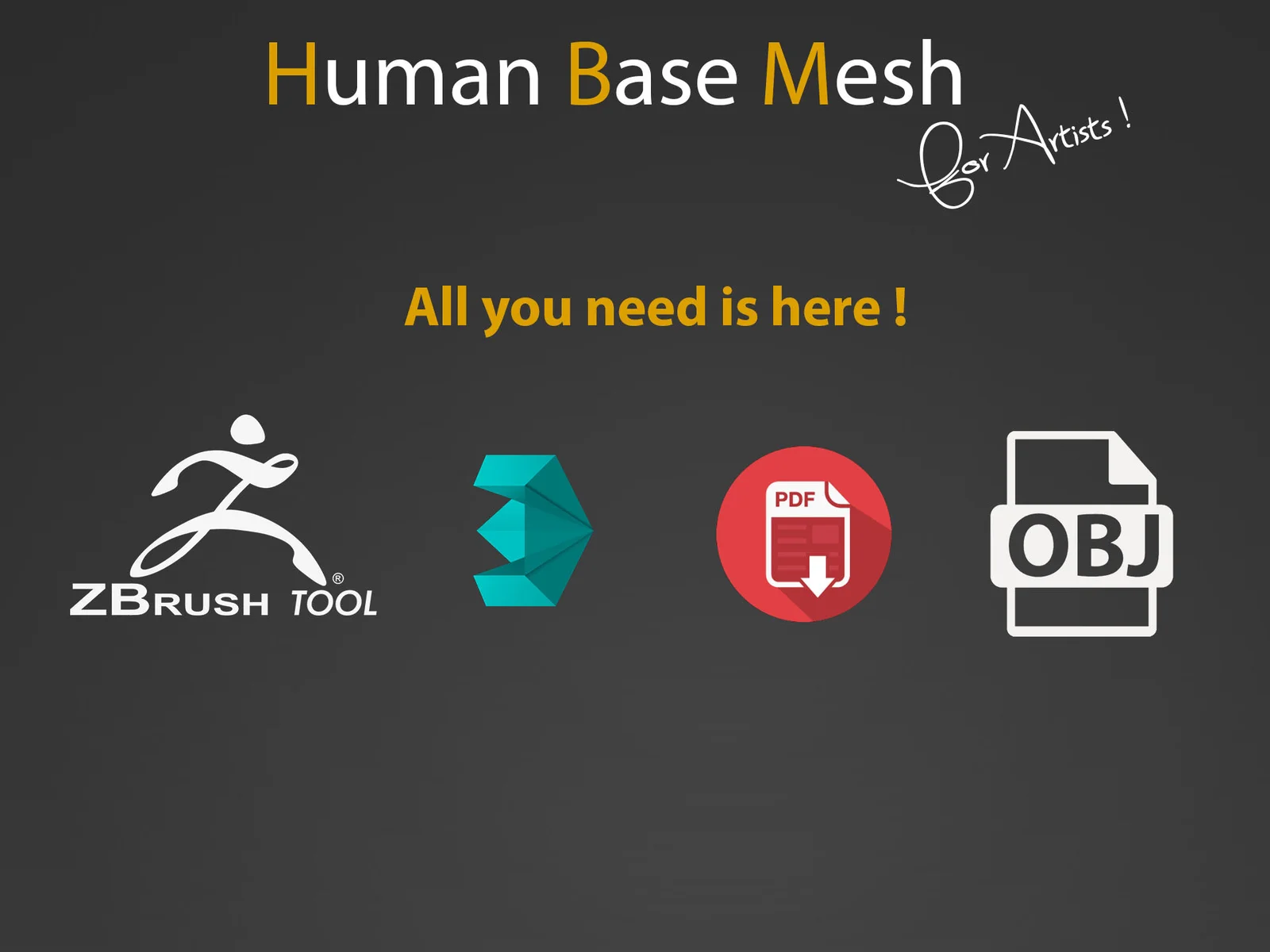 Human Base Mesh screenshot 5