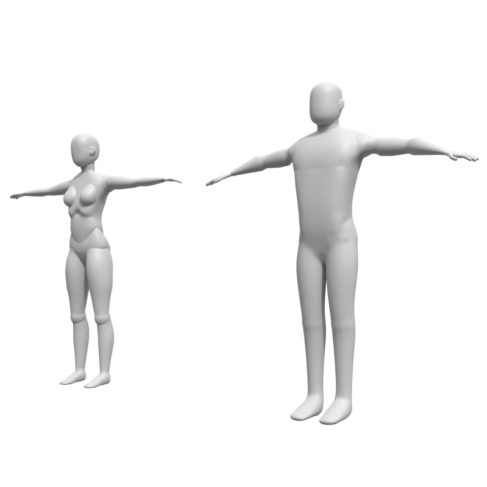 Human Base Meshes screenshot 2