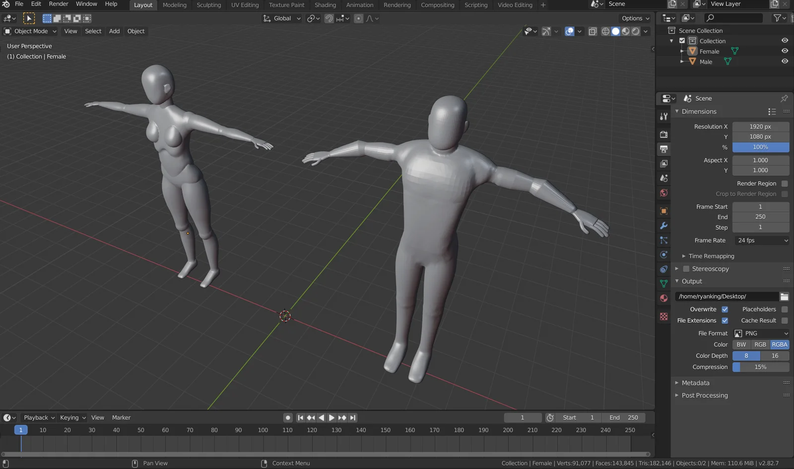 Human Base Meshes screenshot 6