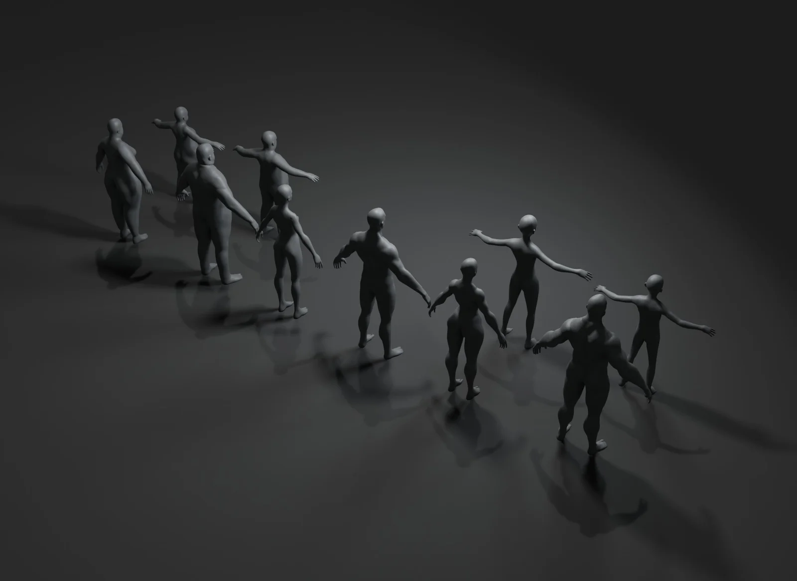 Human Body Base Mesh screenshot 4