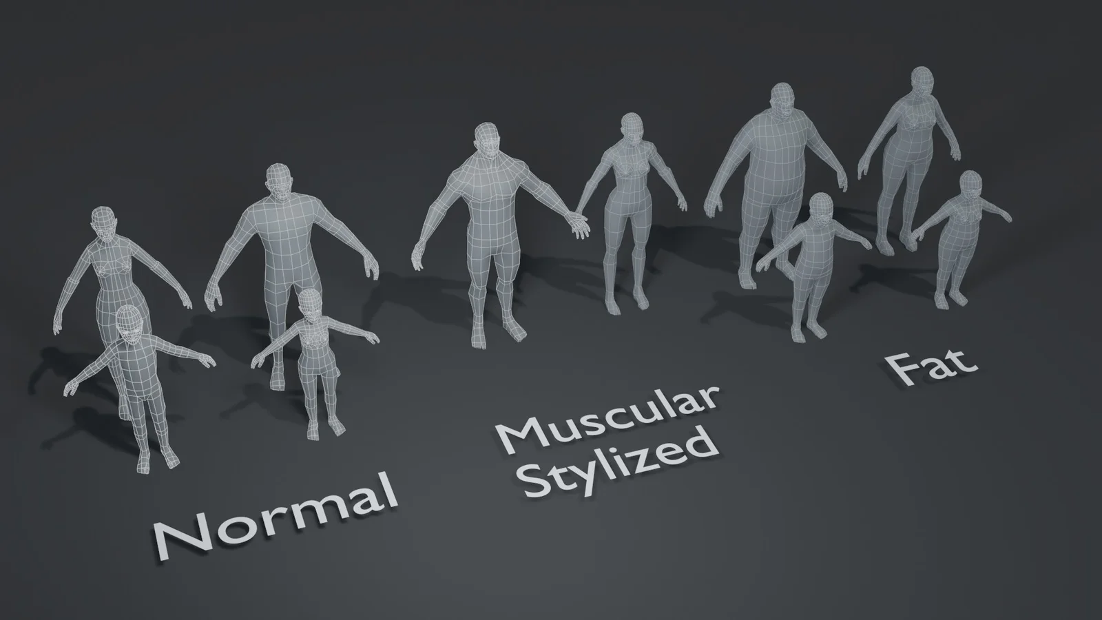 Human Body Base Mesh screenshot 8