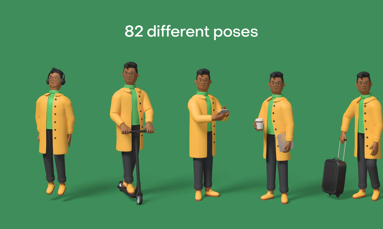 Humans 3D Characters screenshot 3
