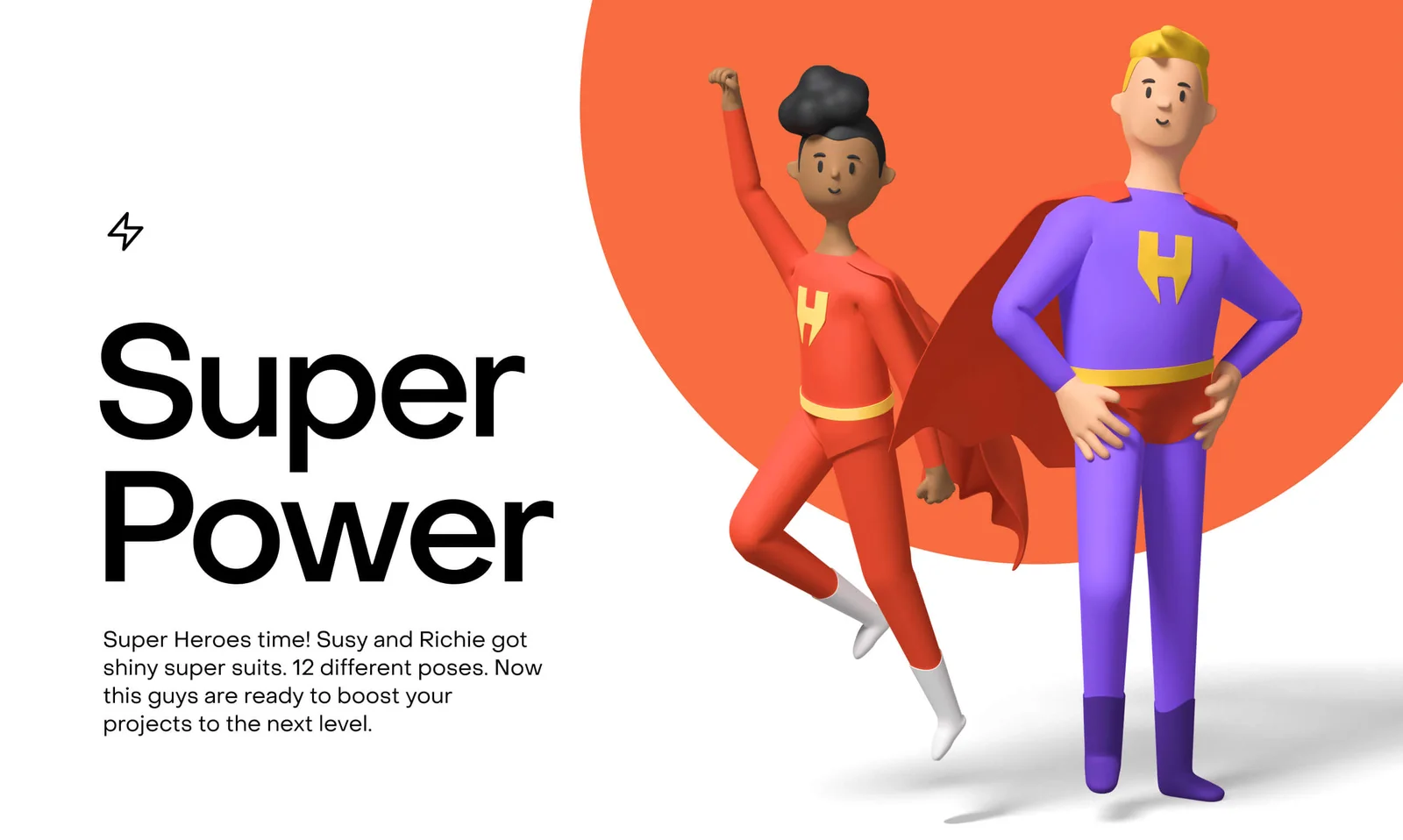 Humans 3D Characters screenshot 5