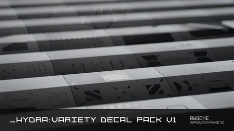 Hydra Variety Decals V1 - Blender textures & materials