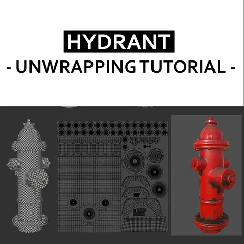 Hydrant UV Unwrapping Tutorial - Blender tutorials & courses