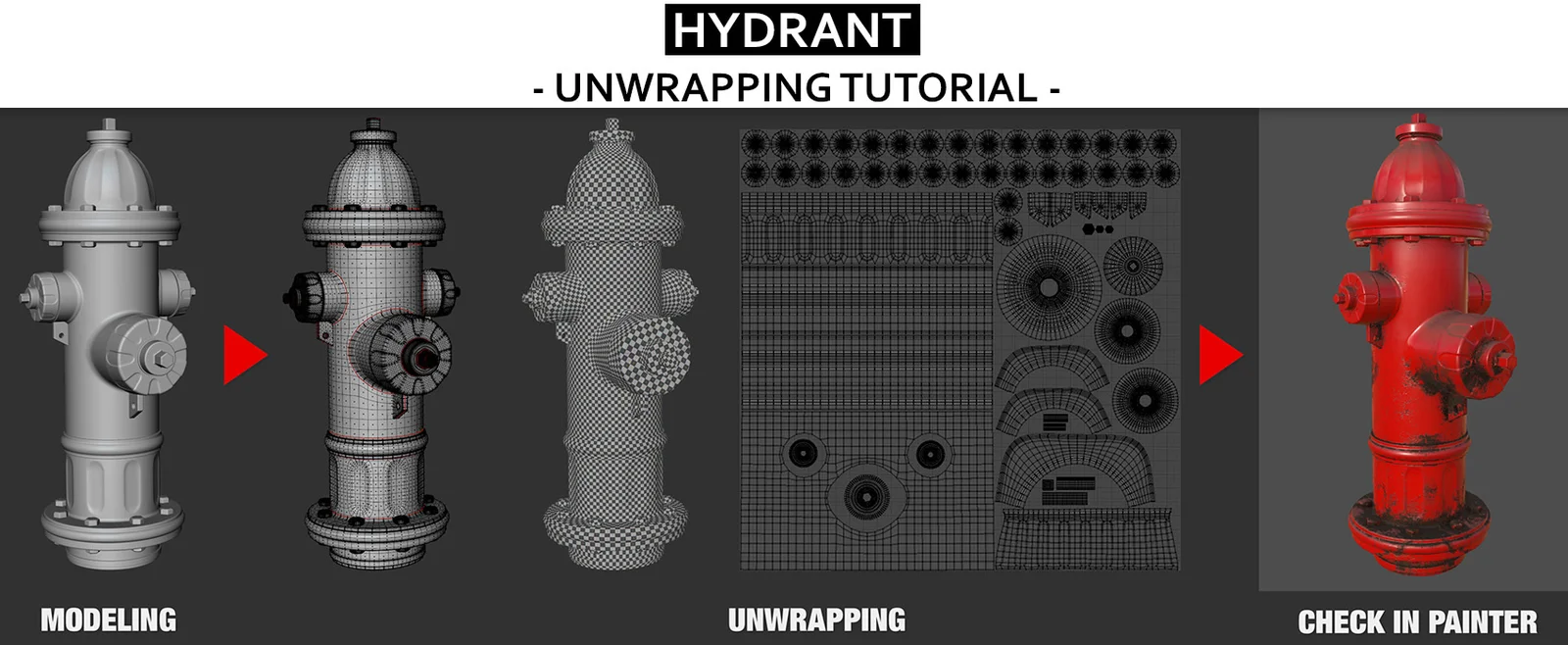 Hydrant UV Unwrapping Tutorial screenshot 2