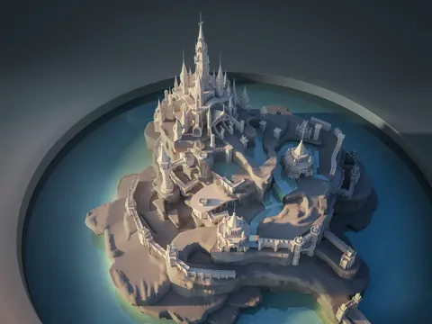 Hyrule Castle - Blender 3d models