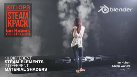 Steam KPACK - Blender 3d models