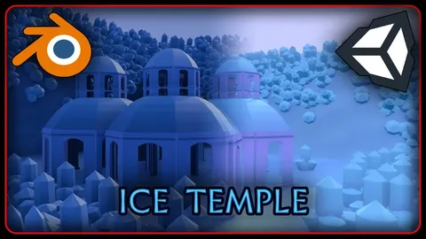 Ice Temple - Blender geometry nodes