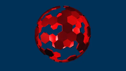 Ico Sphere Animation - Blender geometry nodes