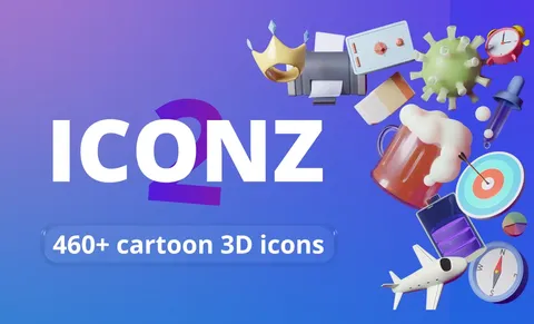 ICONZ 2 - Blender 3d models