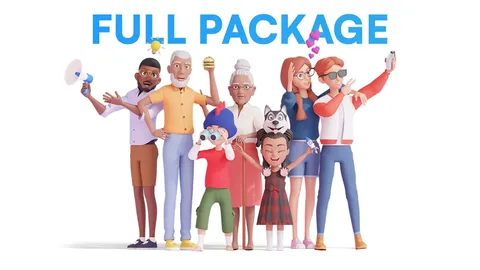 Illustrationz - Blender 3d models