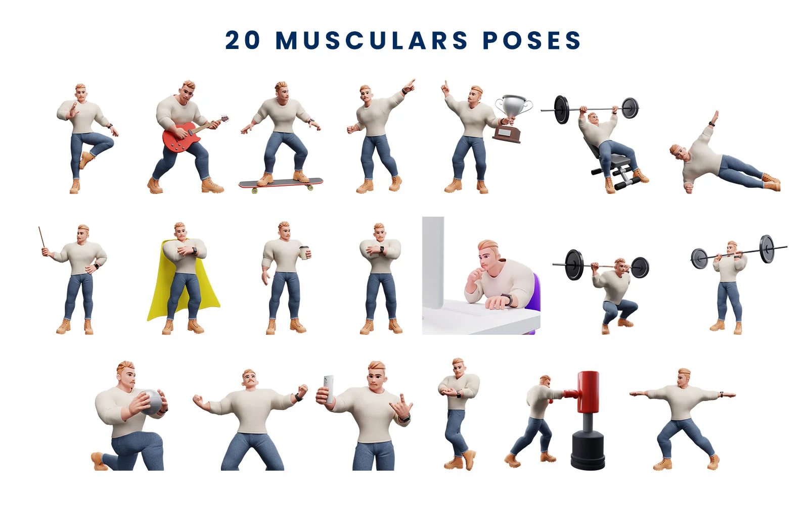 Illustrationz Muscular Pack screenshot 2