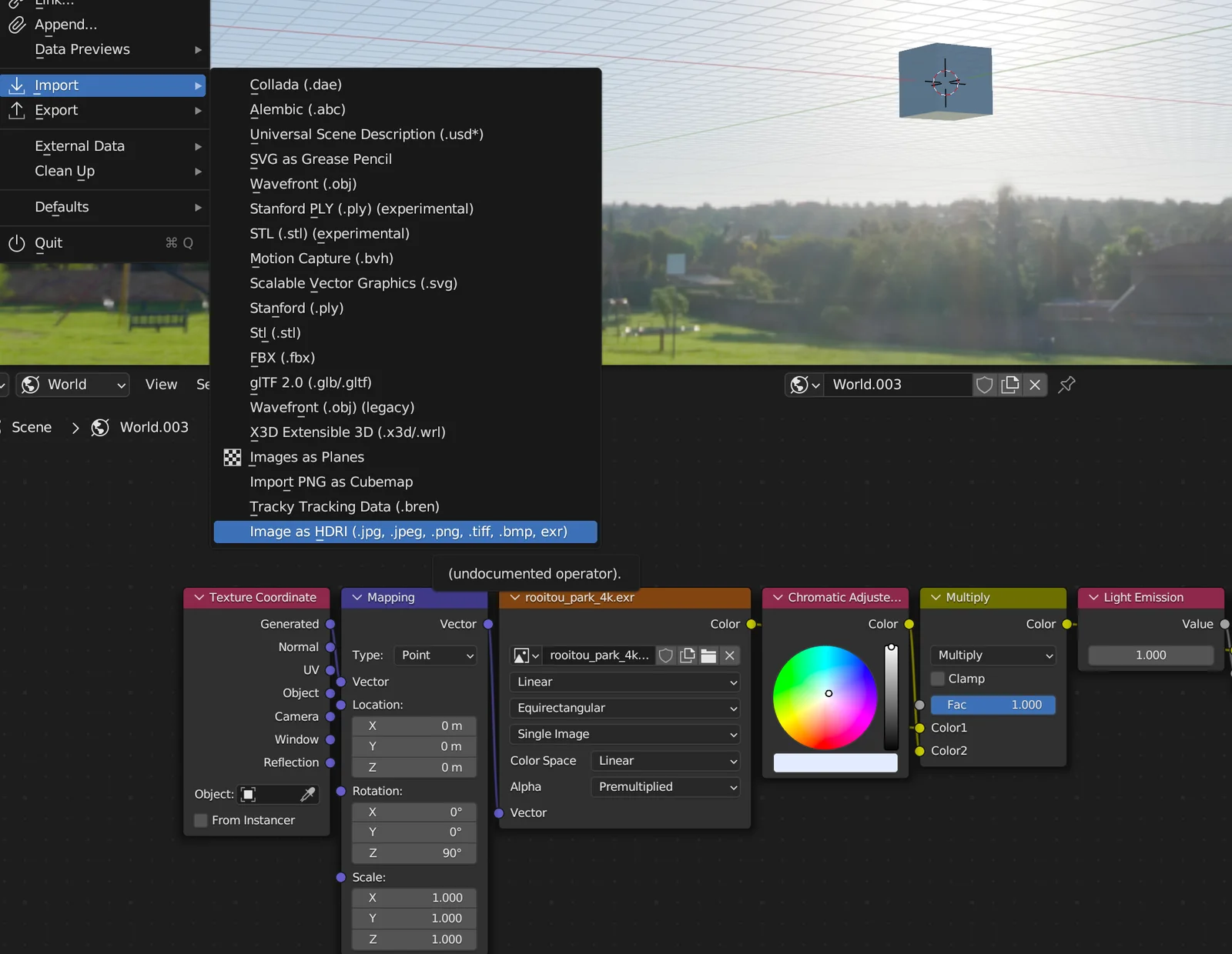 Image As HDRI screenshot 2