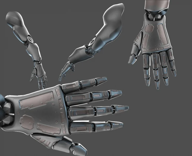 20 Sci-Fi Arms Kitbash screenshot 5