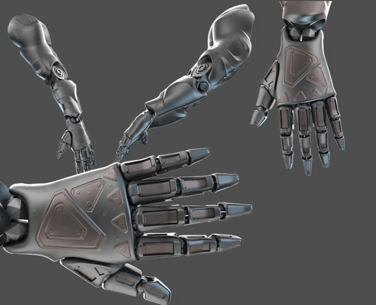 20 Sci-Fi Arms Kitbash screenshot 6