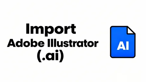 Import Adobe Illustrator - Blender addons