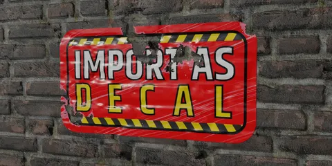 Import As Decal - Blender addons