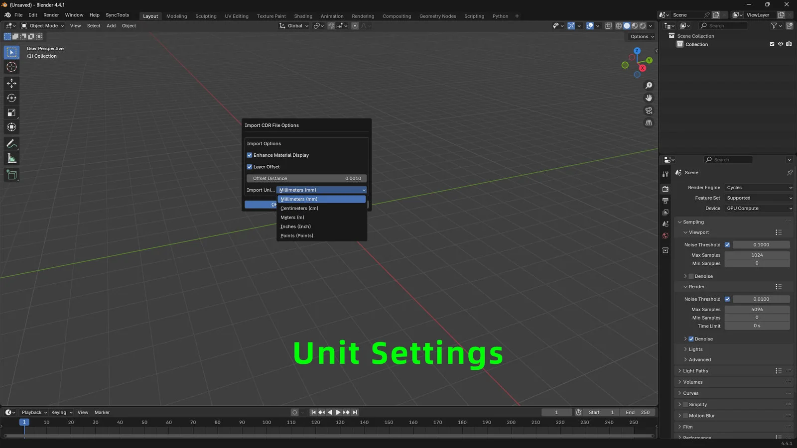 Import CorelDRAW screenshot 2