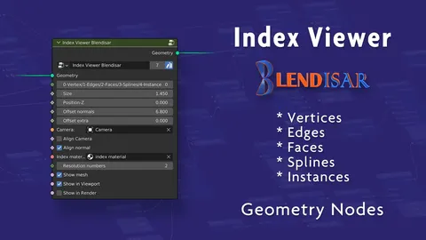 Index Viewer - Blender geometry nodes