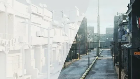 Indian City Street Asset Pack - Blender 3d models